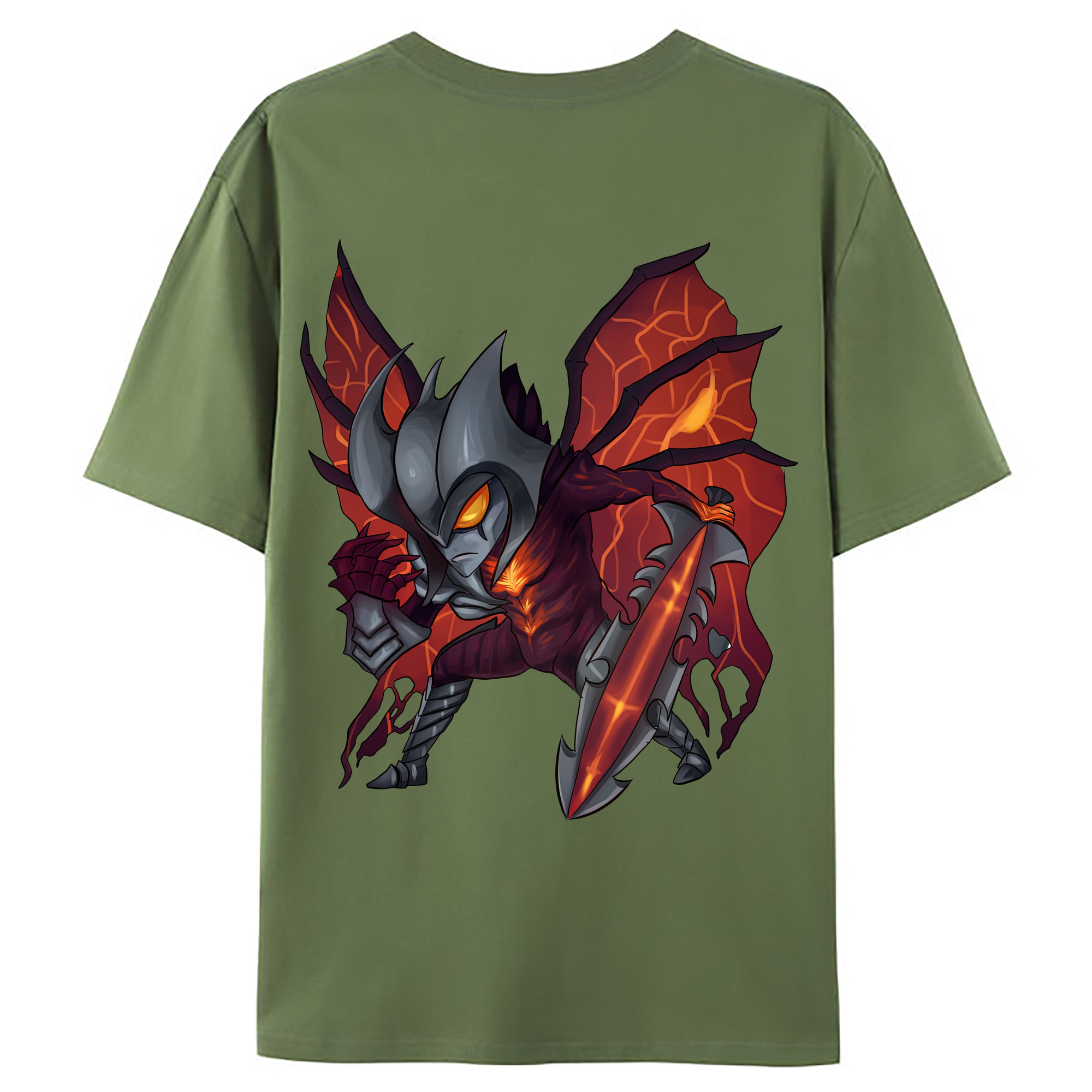 （画像用） リーグ・オブ・レジェンド League of Legends LOL 綿100％ メンズ半袖Tシャツ（バックプリント） 通気性